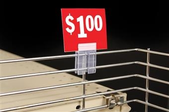 Fastrack® Clip-On Sign Holder