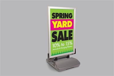 Windmaster® Sign Frame with Rolling Base