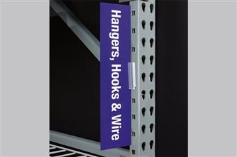 Warehouse Upright SuperGrip® Sign Holder, Square Hole