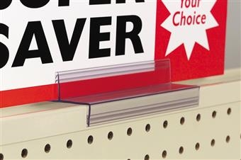 SuperGrip® Gondola Top Sign Holder
