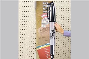 Pegboard SuperGrip® Sign Holder