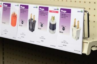 P.O.P. Sign Holder with Clips