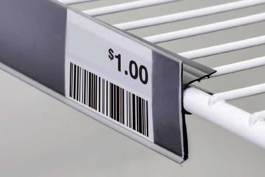Data Strip® for Single Wire Freezer Shelves