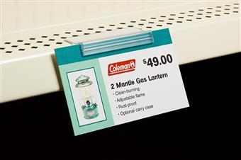 SuperGrip® Flip-Up Flush Sign Holder