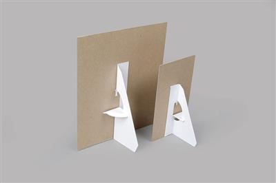 Self-Sticking Cardboard Easel