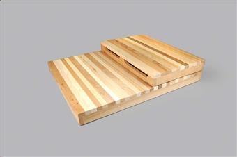 Modular Multi-Color Wood Risers