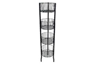 4 Tier Round Display Rack