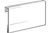 DSH Universal Data Strip® Hinged Covered-Face Sign Holder