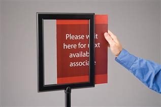 Premier™ Metal Sign Frame Display Stand
