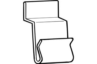Fastrack® Clip for Slatwall WC-10