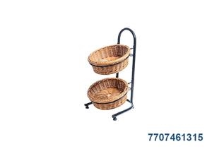Wicker Basket Displays - Stands