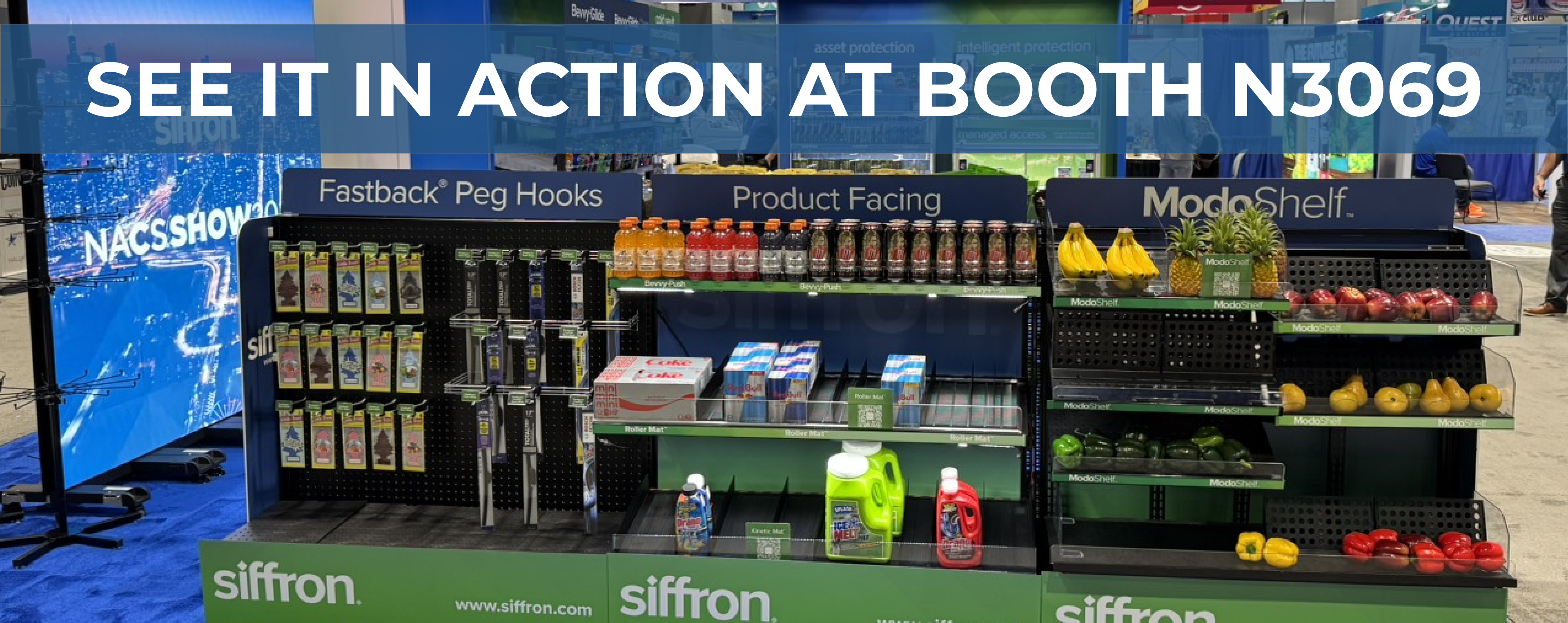 siffron booth at the NACS Show