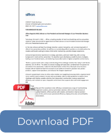 ssiffron Appoints Matt Johnson as Vice President and General Manager of Loss Prevention Business Unit