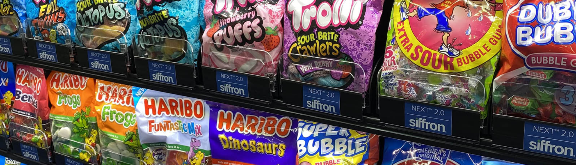 next trays with candy